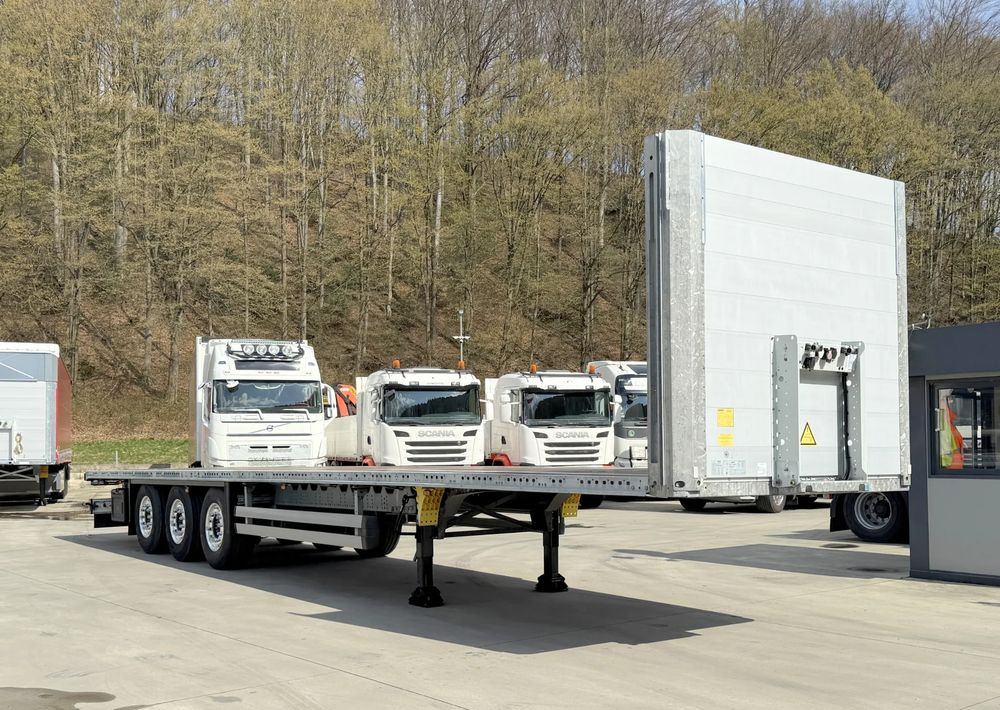 Бордово полуремарке/ Платформа Schmitz Cargobull STANDARD: снимка 7
