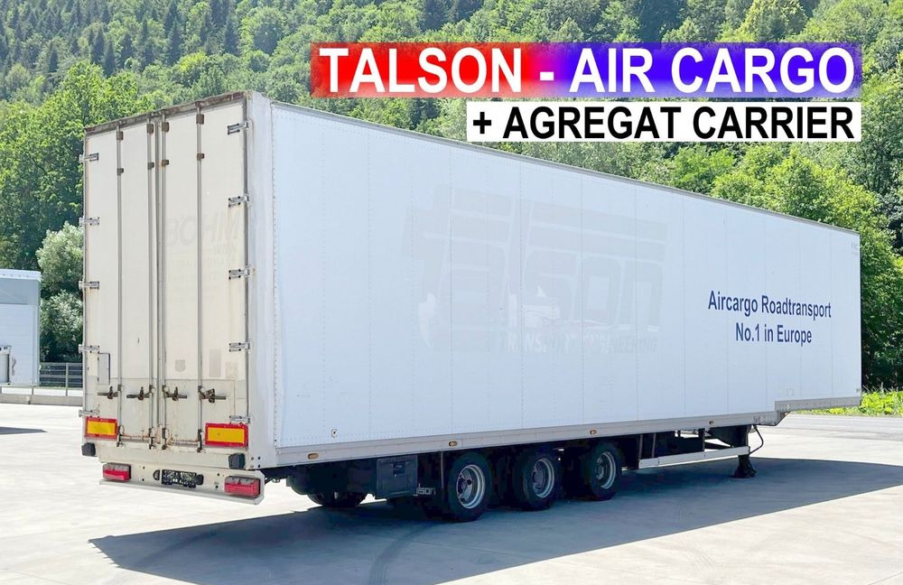 Talson Chłodnia Air Cargo // Carrier Maxima // 2006 Rok // Rolki // Przesyłki lotnicze // - Рефрижератор полуремарке: снимка 1 Talson Chłodnia Air Cargo // Carrier Maxima // 2006 Rok // Rolki // Przesyłki lotnicze // - Рефрижератор полуремарке: снимка 1