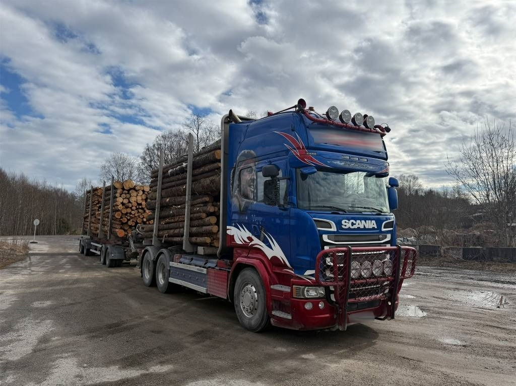 Scania R 730 6x4 Jonsered J1088S - Камион за дърва: снимка 2 Scania R 730 6x4 Jonsered J1088S - Камион за дърва: снимка 2