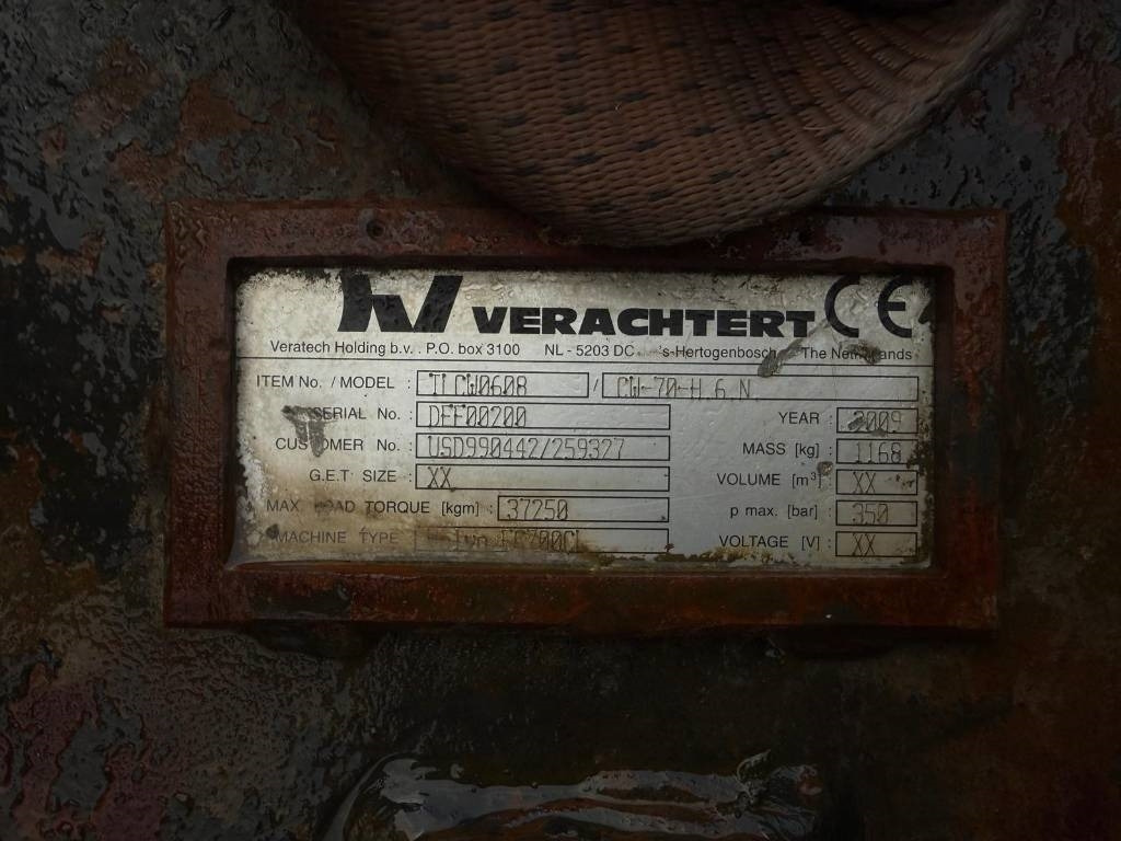 Verachtert CWL-70-H-6.N Quick coupler - Бързо сменник: снимка 4 Verachtert CWL-70-H-6.N Quick coupler - Бързо сменник: снимка 4