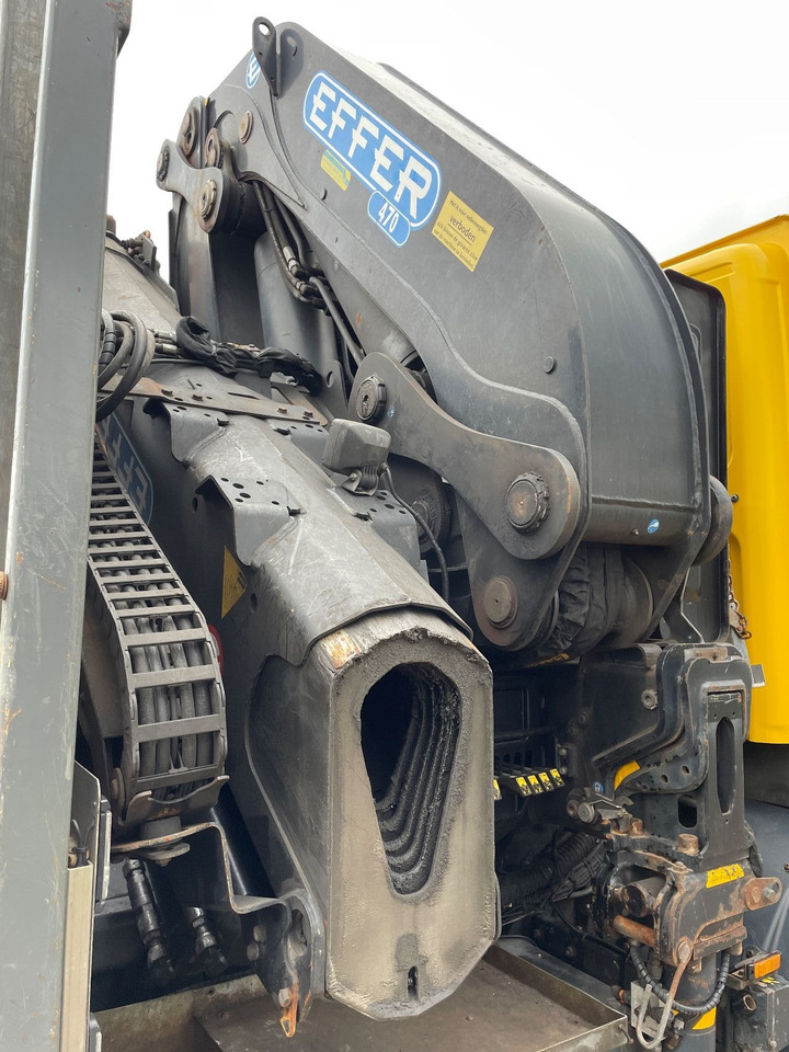 Камион с кран DAF 85.410 Met Effer 470 6s laadkraan ladekran loadercrane crane palfinger hiab fassi: снимка 9