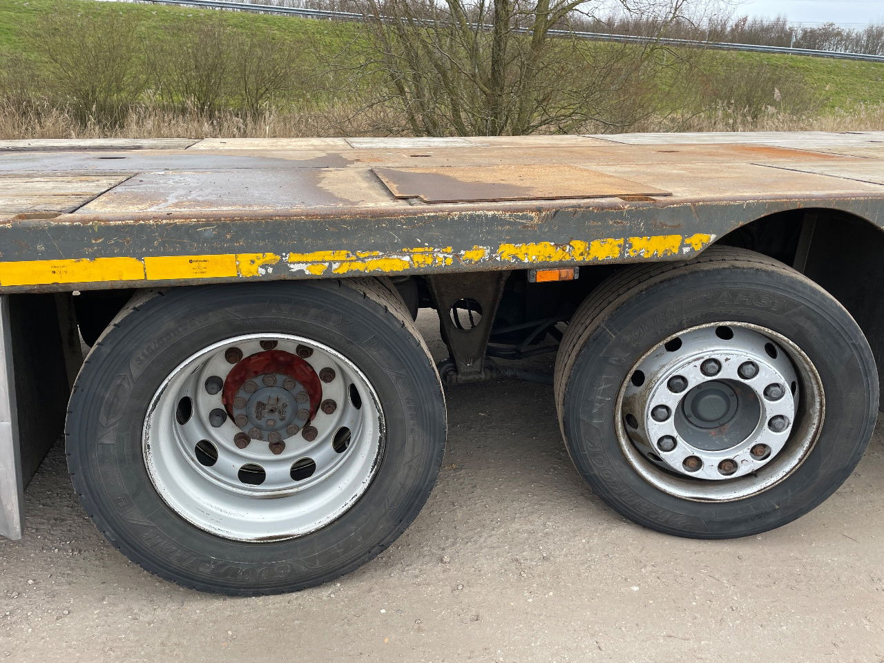 Камион с кран DAF 85.410 Met Effer 470 6s laadkraan ladekran loadercrane crane palfinger hiab fassi: снимка 7
