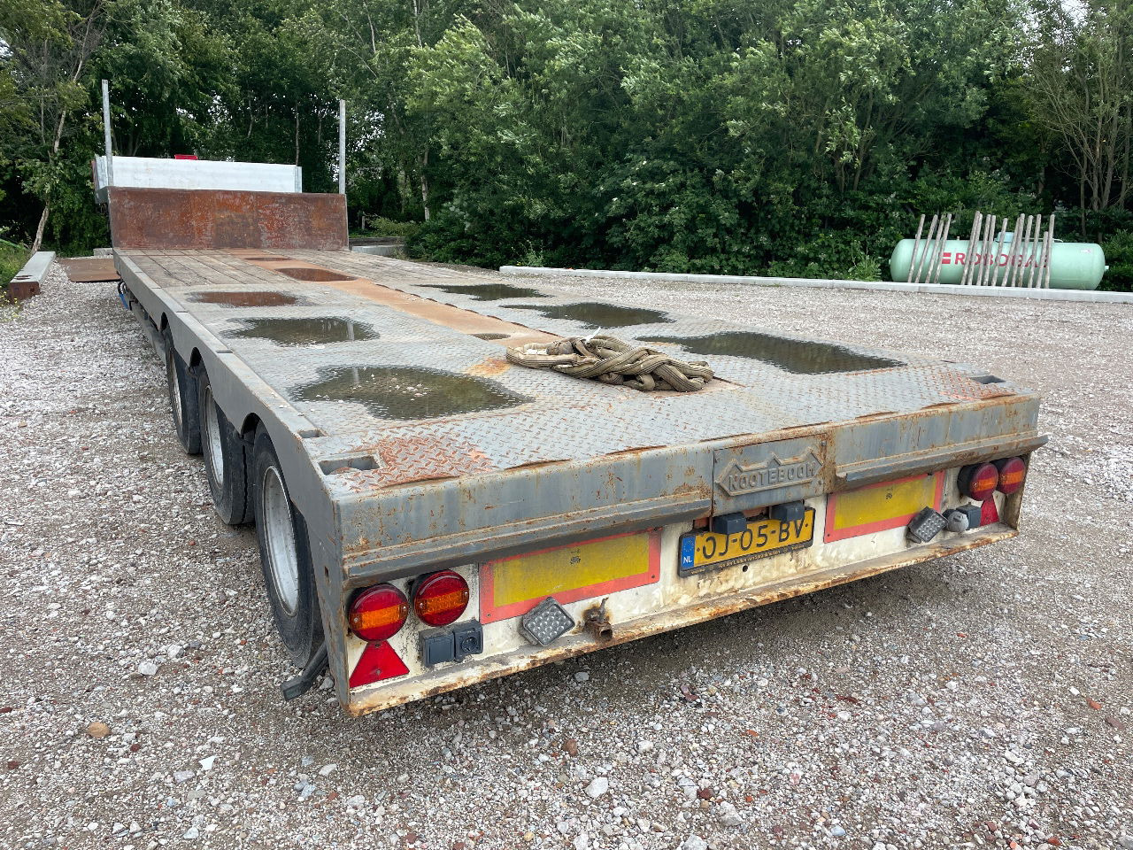 Nooteboom Mco-48-03 V uitschuifbaar hydrolisch gestuurd semi dieplader - Нискорамна площадка полуремарке: снимка 5 Nooteboom Mco-48-03 V uitschuifbaar hydrolisch gestuurd semi dieplader - Нискорамна площадка полуремарке: снимка 5