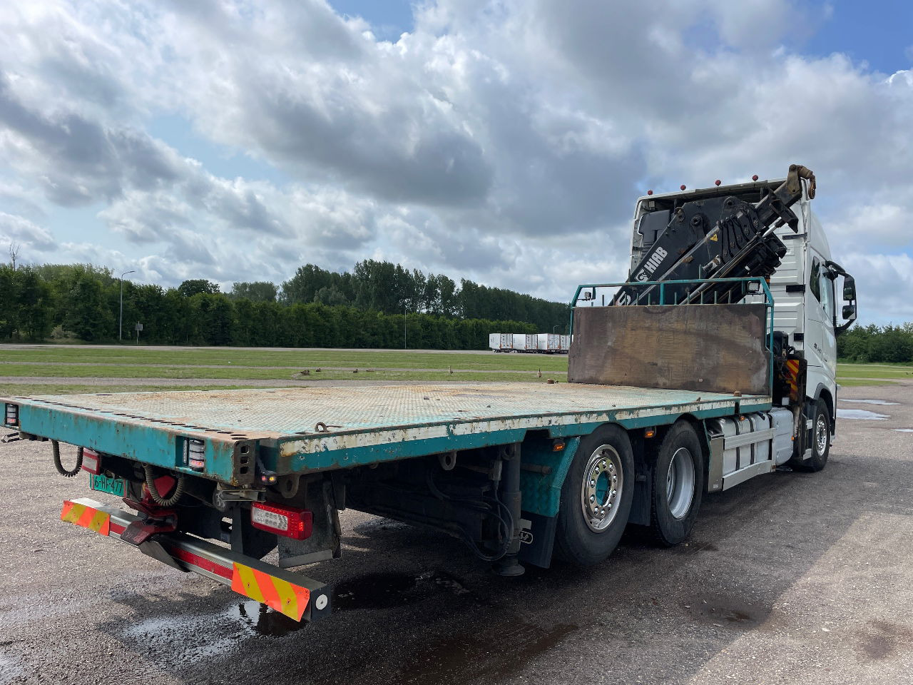 Камион с кран Volvo FH 13.540 FH 540 with hiab 477 e6 with remote: снимка 6