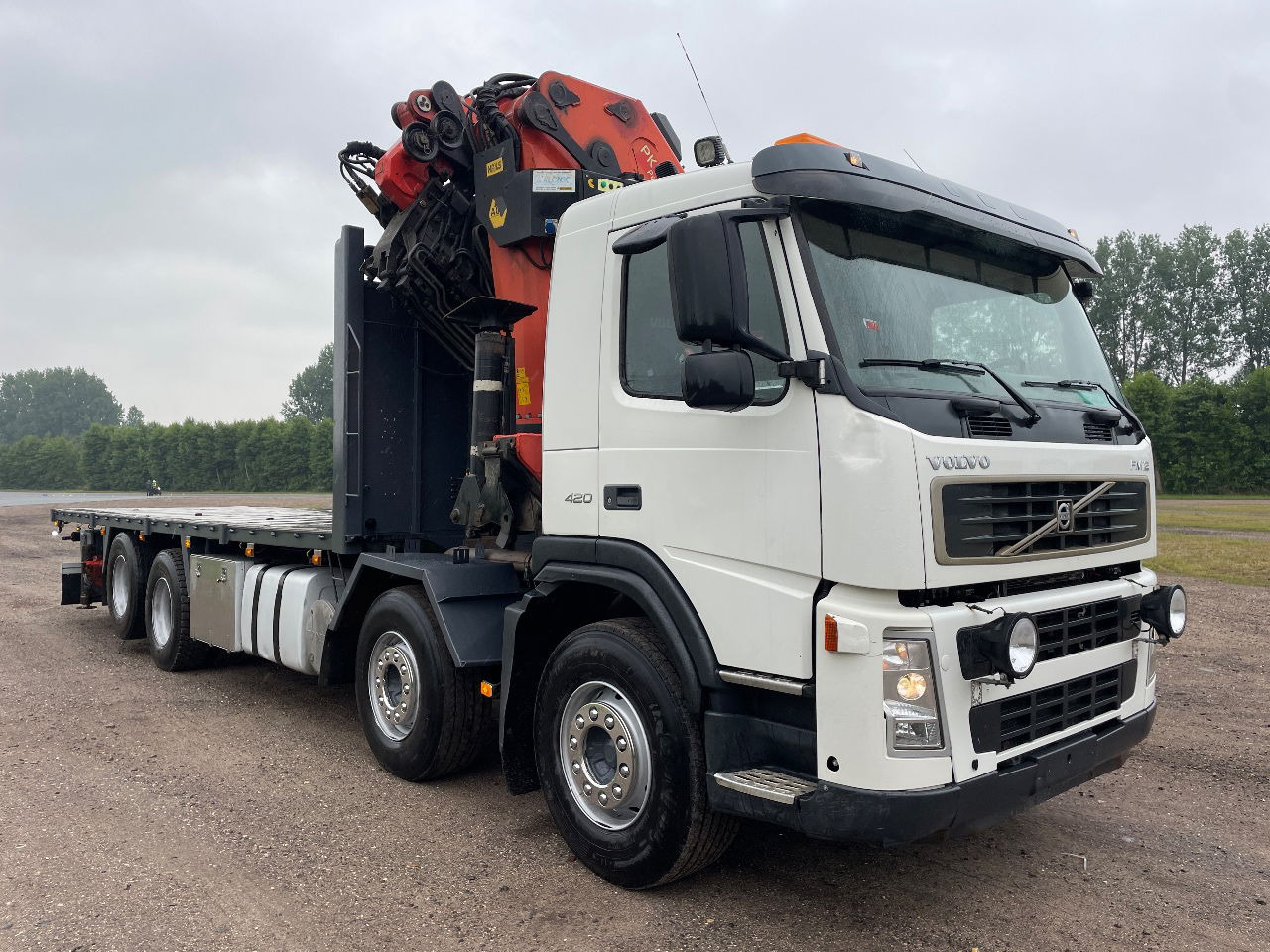 Камион с кран Volvo FM 12.420 with palfinger PK56002 with jib and winch, excellent condition: снимка 7