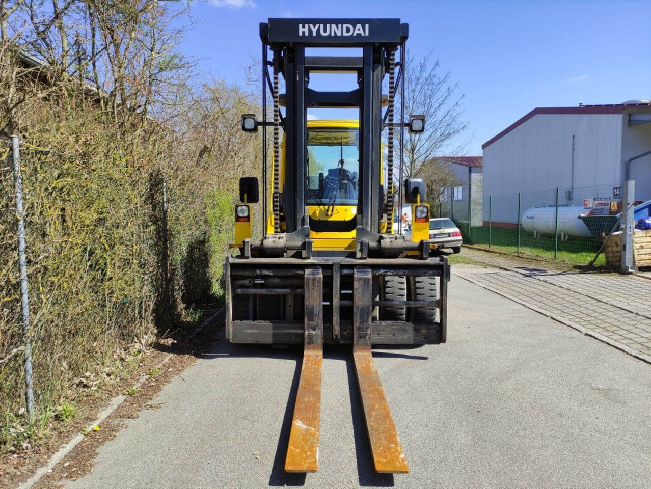Hyundai 160D-7E - Контейнерен товарач: снимка 4 Hyundai 160D-7E - Контейнерен товарач: снимка 4