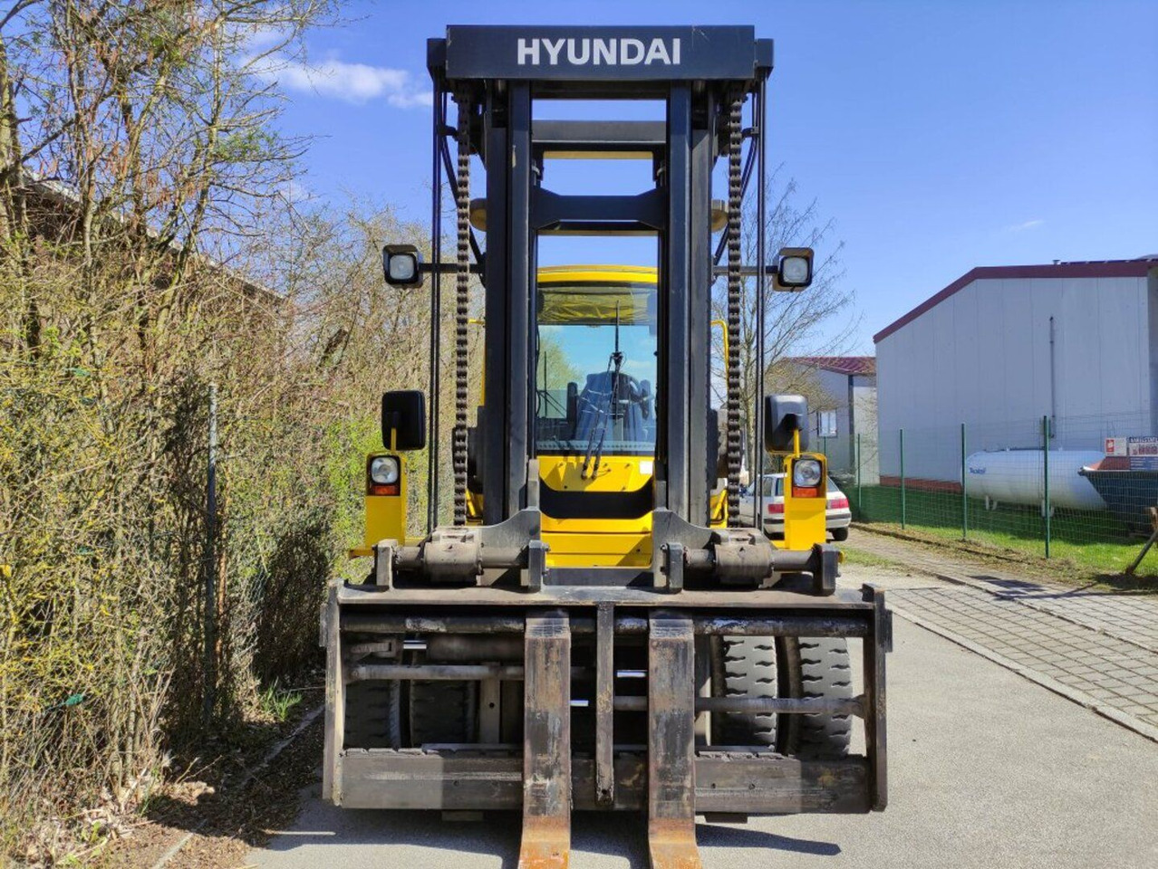 Hyundai 160D-7E - Контейнерен товарач: снимка 3 Hyundai 160D-7E - Контейнерен товарач: снимка 3