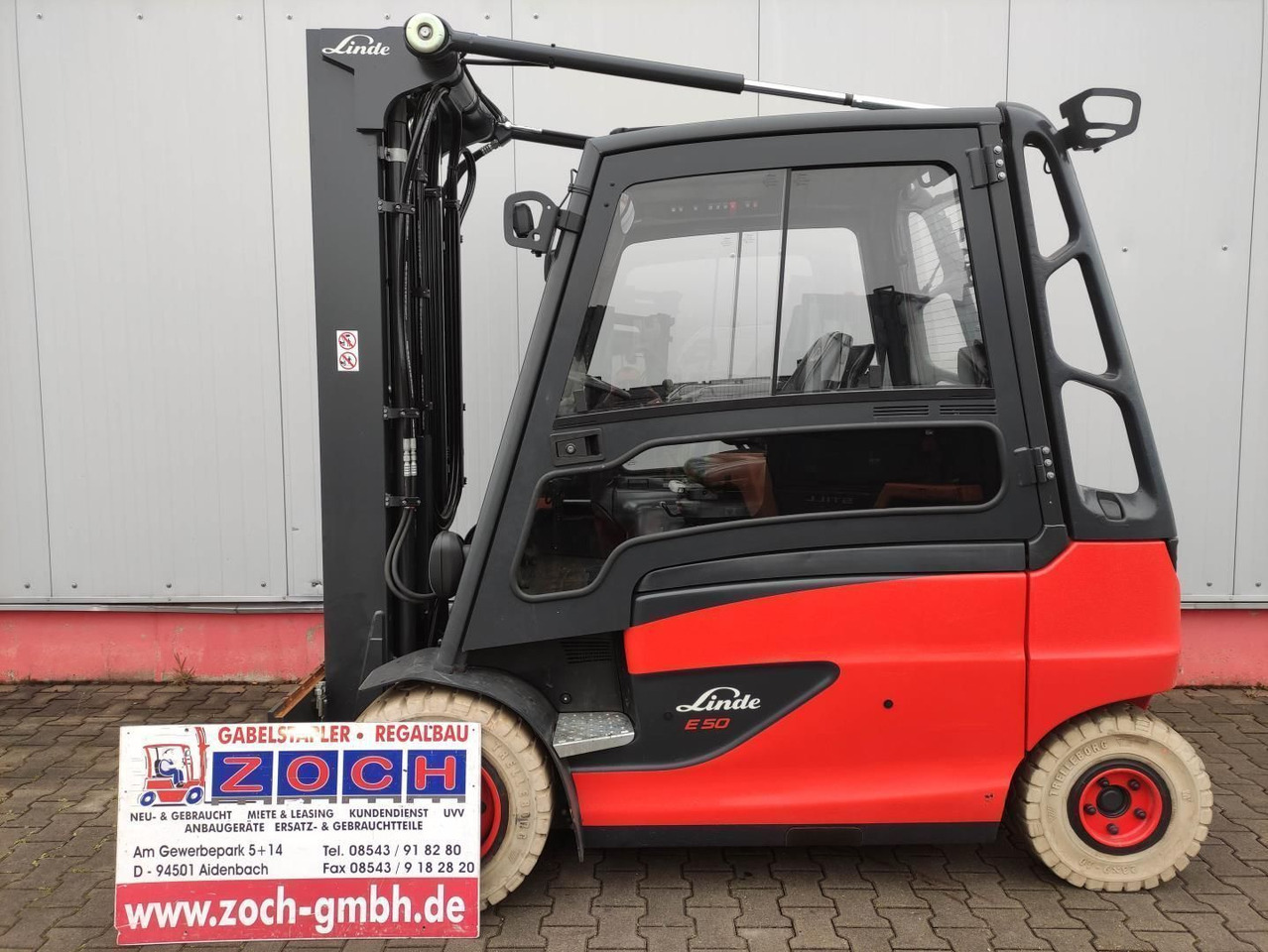 Linde E50HL-01-388 - Електрокар: снимка 1 Linde E50HL-01-388 - Електрокар: снимка 1