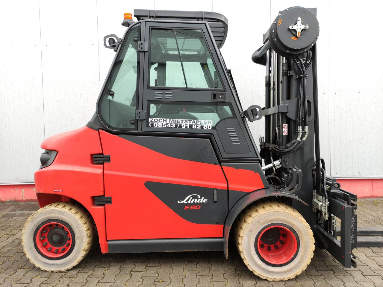 Linde E80-01-127 - Електрокар: снимка 2 Linde E80-01-127 - Електрокар: снимка 2