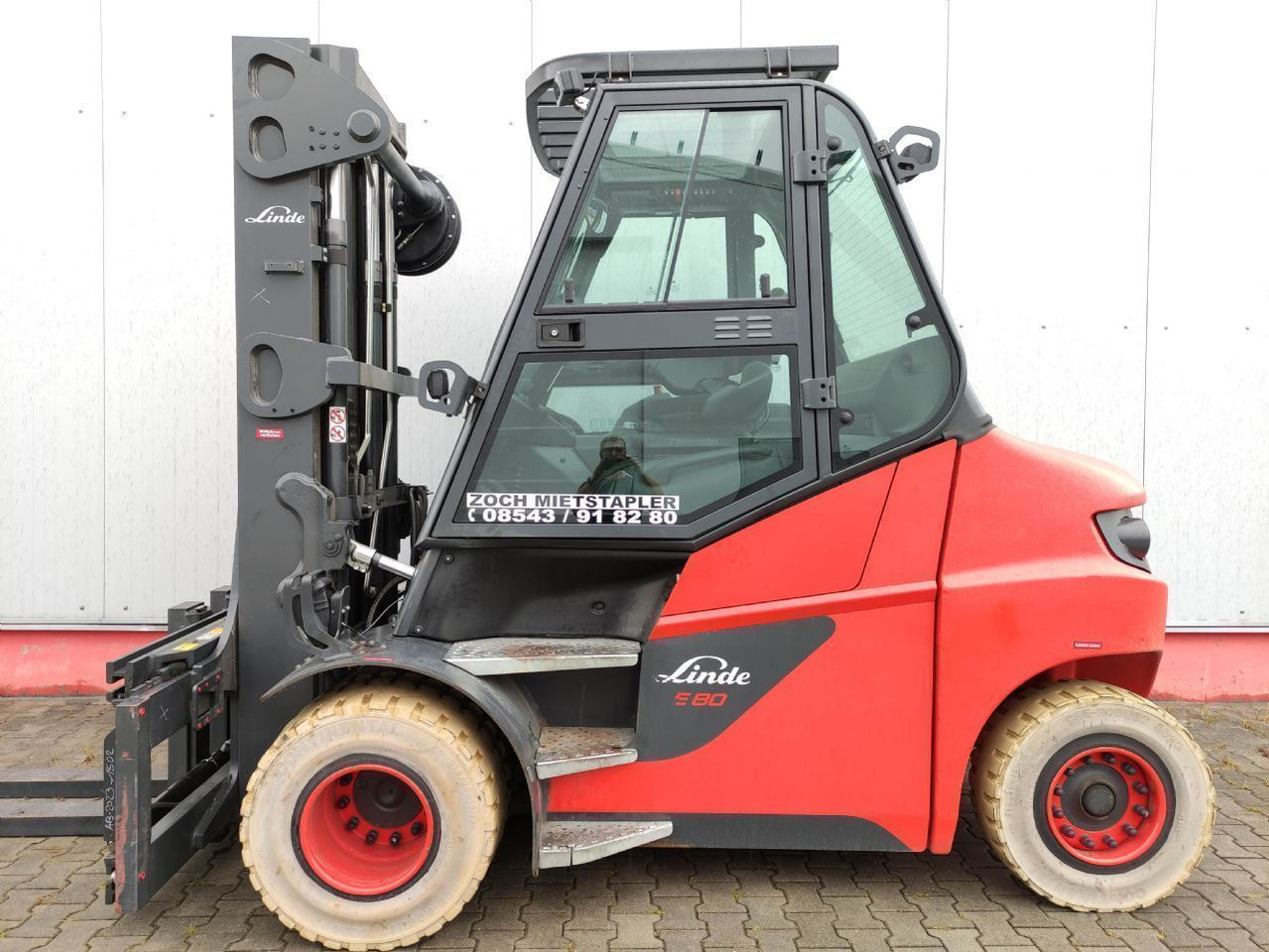 Linde E80-01-127 - Електрокар: снимка 1 Linde E80-01-127 - Електрокар: снимка 1