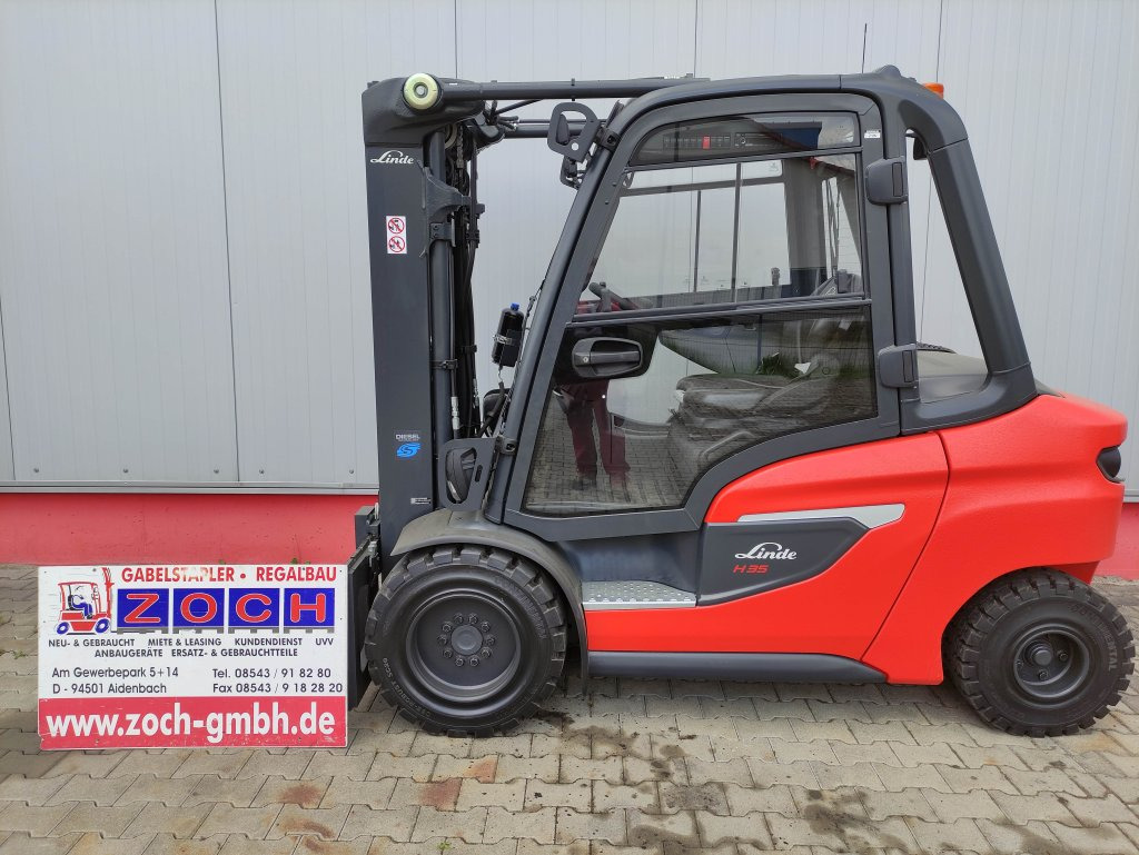 Linde H35D-01-1202 - Дизелов мотокар: снимка 1 Linde H35D-01-1202 - Дизелов мотокар: снимка 1