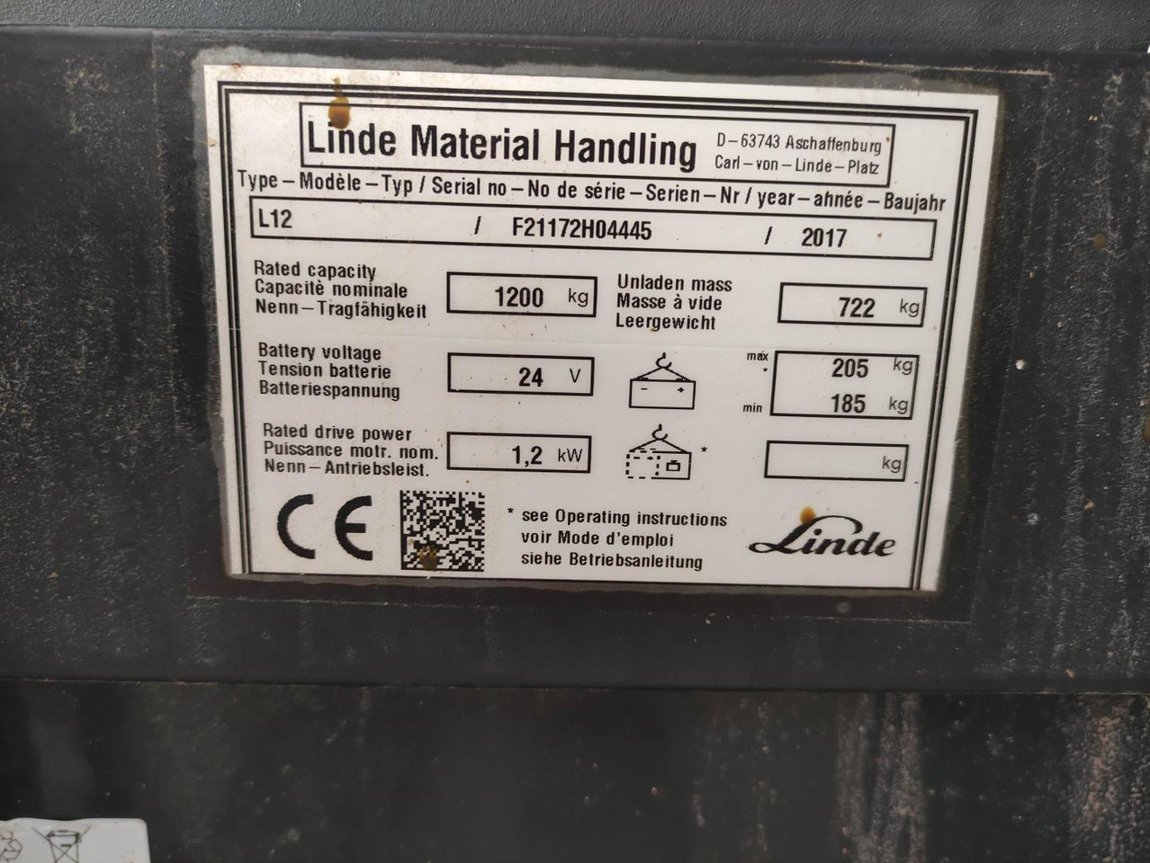Linde L12 - Стакер: снимка 5 Linde L12 - Стакер: снимка 5