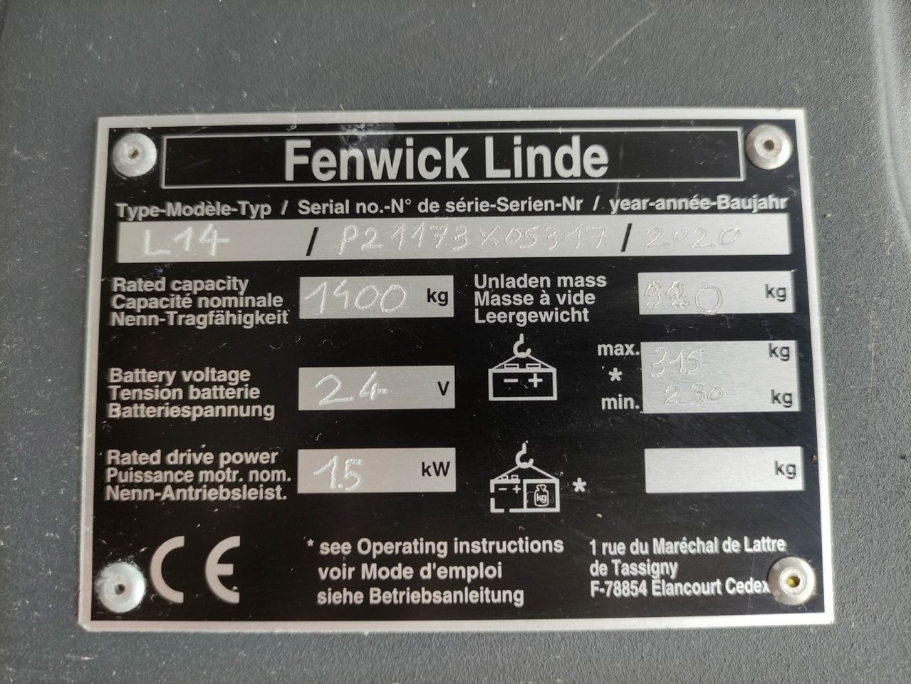 Linde L14-1173 - Стакер: снимка 5 Linde L14-1173 - Стакер: снимка 5