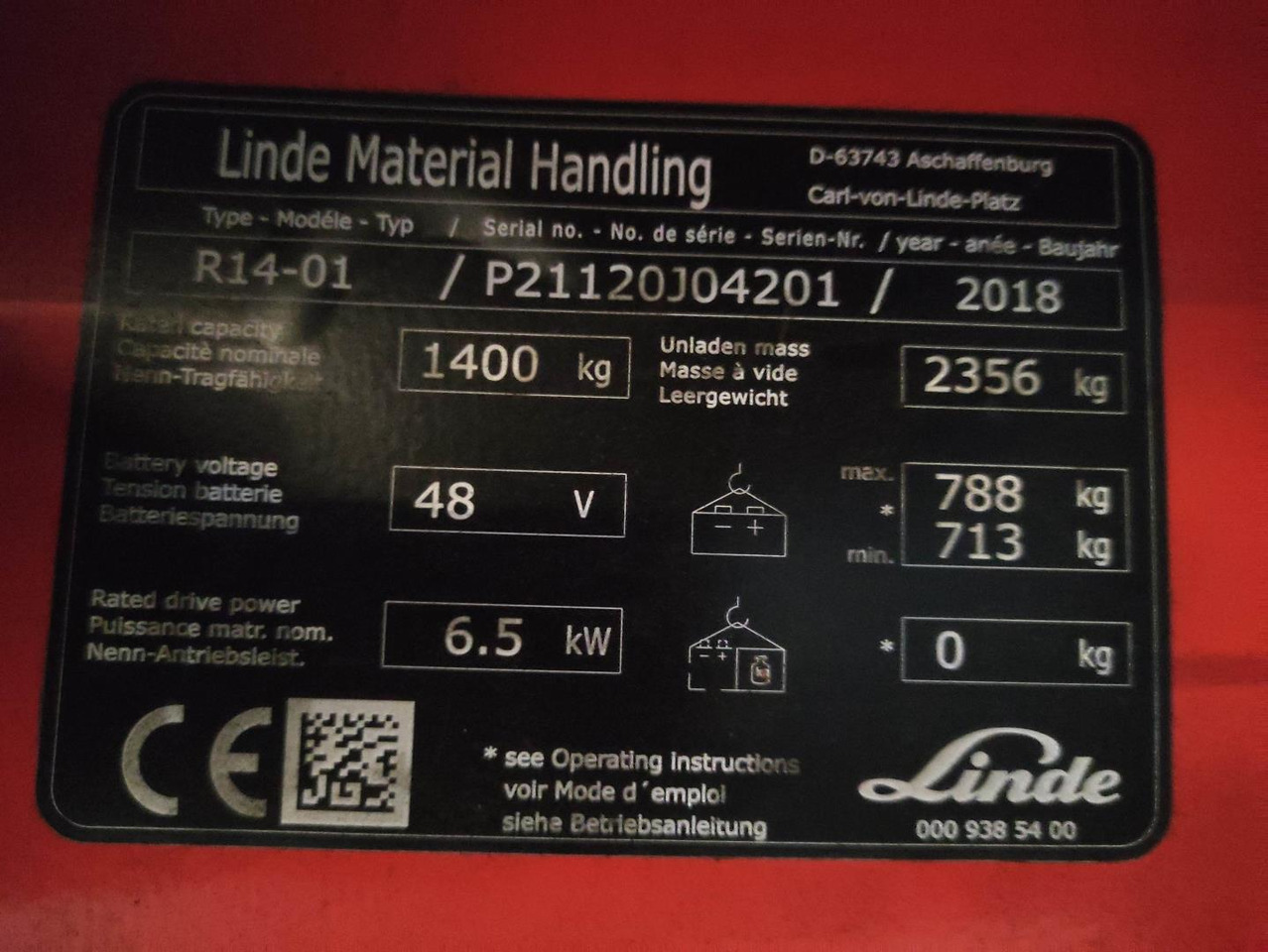 Ричтрак Linde R14-01-1120: снимка 7