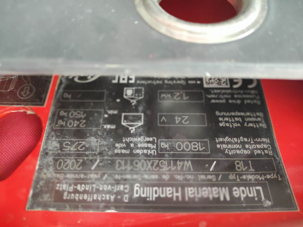 Linde T18-1152 (LACK NEU) - Палетна количка: снимка 5 Linde T18-1152 (LACK NEU) - Палетна количка: снимка 5