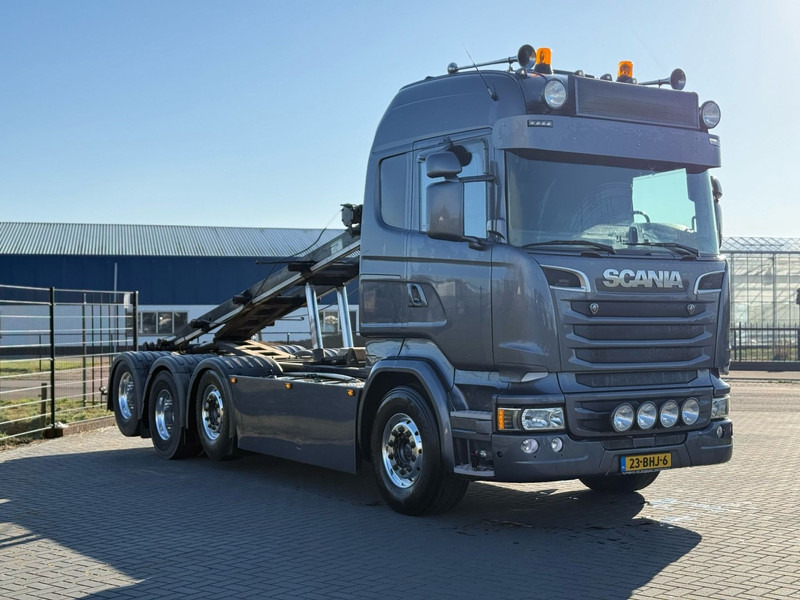 Scania R450 HANDGESCHAKELD, KABELSYSTEEM, ALCOA, LEATHER. - Мултилифт с кука камион: снимка 2 Scania R450 HANDGESCHAKELD, KABELSYSTEEM, ALCOA, LEATHER. - Мултилифт с кука камион: снимка 2