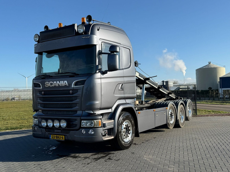 Scania R450 HANDGESCHAKELD, KABELSYSTEEM, ALCOA, LEATHER. - Мултилифт с кука камион: снимка 1 Scania R450 HANDGESCHAKELD, KABELSYSTEEM, ALCOA, LEATHER. - Мултилифт с кука камион: снимка 1