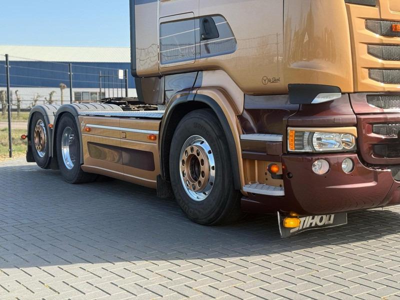 Scania R730 V8 V8, SHOWTRUCK VOLLUCHT, RETARDER, HYDRAULIEK, BOOGIE, ALU WIELEN, LEER. - Влекач: снимка 5 Scania R730 V8 V8, SHOWTRUCK VOLLUCHT, RETARDER, HYDRAULIEK, BOOGIE, ALU WIELEN, LEER. - Влекач: снимка 5