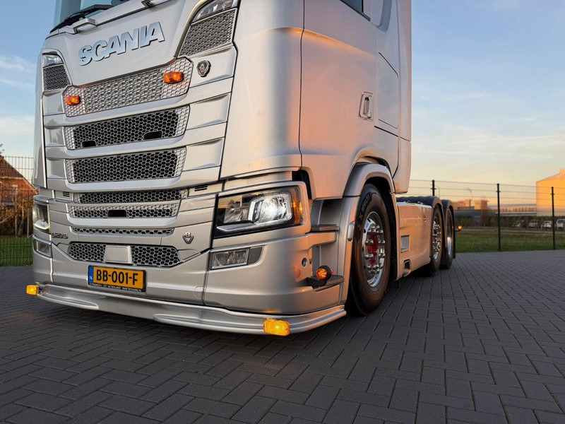 Влекач Scania S520 6X2/4, VOLLUCHT, LEER, RETARDER, PARK COOL, EURO 6D.: снимка 6