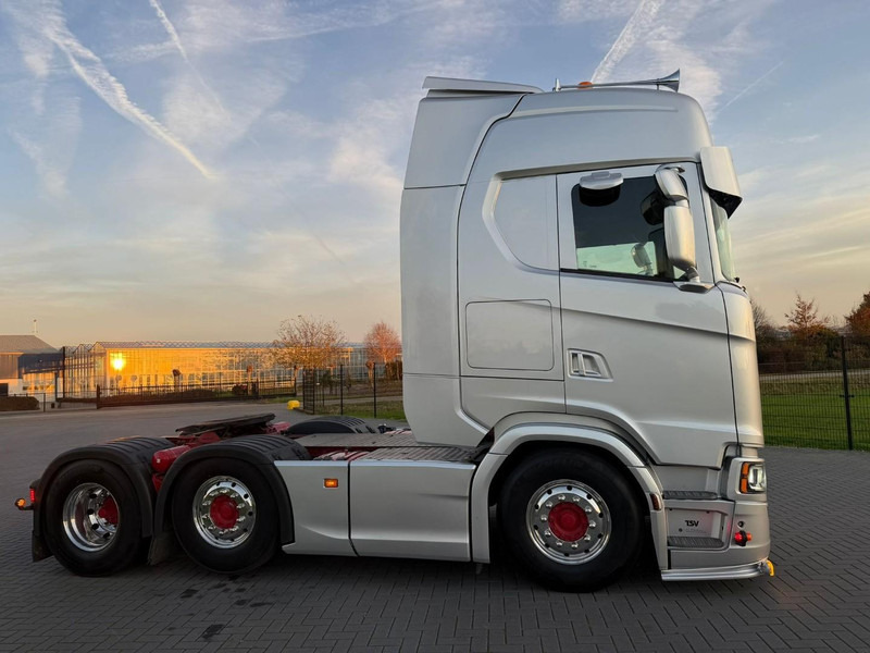 Влекач Scania S520 6X2/4, VOLLUCHT, LEER, RETARDER, PARK COOL, EURO 6D.: снимка 16