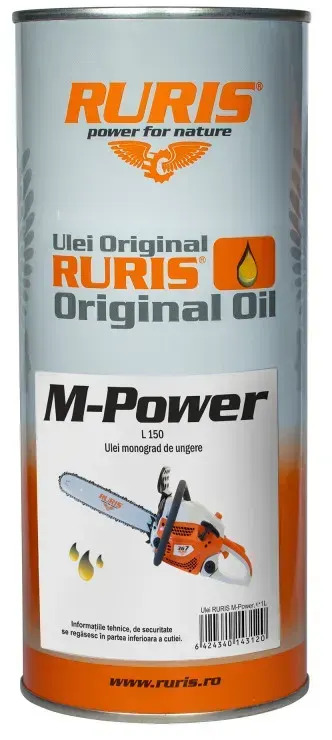 Olej łańcuchowy RURIS M-POWER 1l - Моторно масло и автокозметика: снимка 1 Olej łańcuchowy RURIS M-POWER 1l - Моторно масло и автокозметика: снимка 1