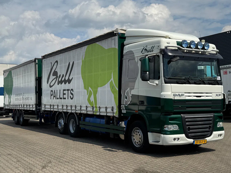 DAF XF 105 460 6x2*4 FAN Schuifzeilen Combi Doorlaadsysteem - Камион с брезент: снимка 3 DAF XF 105 460 6x2*4 FAN Schuifzeilen Combi Doorlaadsysteem - Камион с брезент: снимка 3