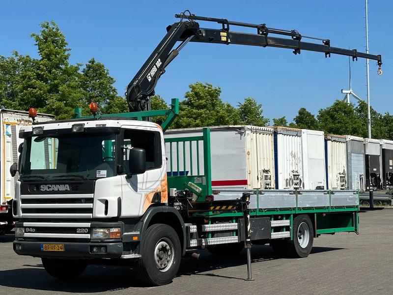 Scania P94-220 HIAB 102 / 5x Extentable / Euro 2 / Apk 02-2026! - Камион с кран: снимка 1 Scania P94-220 HIAB 102 / 5x Extentable / Euro 2 / Apk 02-2026! - Камион с кран: снимка 1
