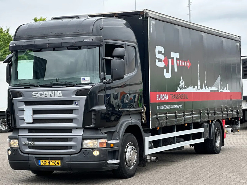 Scania R270 4x2 Schuifzeil / Laadklep / Euro 4 - Камион с брезент: снимка 1 Scania R270 4x2 Schuifzeil / Laadklep / Euro 4 - Камион с брезент: снимка 1