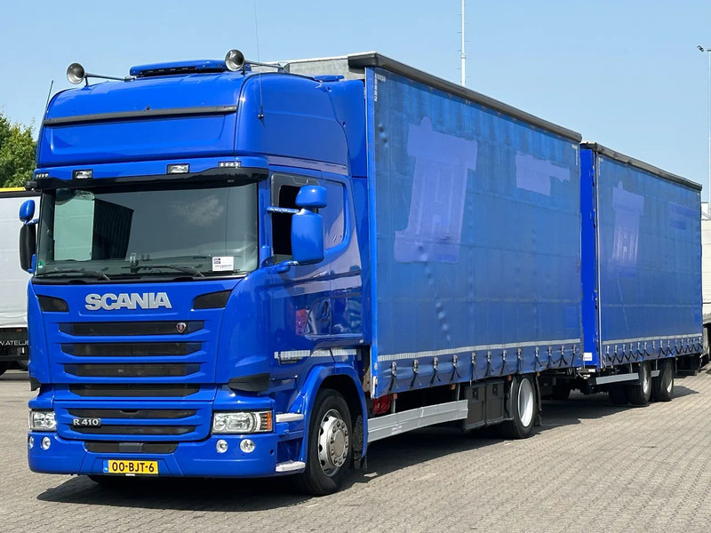 Scania R410 Jumbo Combi 115m3 Euro 6 Topline Retarder Doorlaadsysteem Full Air *NL-Truck* - Камион фургон: снимка 1 Scania R410 Jumbo Combi 115m3 Euro 6 Topline Retarder Doorlaadsysteem Full Air *NL-Truck* - Камион фургон: снимка 1