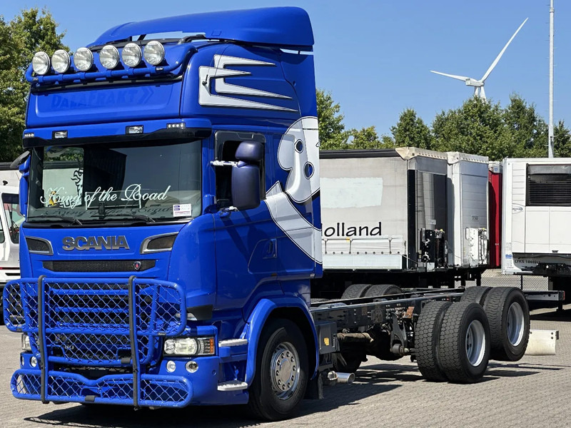 Scania R580 V8 6X2 Chassis WB 4.70mtr Retarder Topline Euro 6 - Шаси кабина: снимка 1 Scania R580 V8 6X2 Chassis WB 4.70mtr Retarder Topline Euro 6 - Шаси кабина: снимка 1