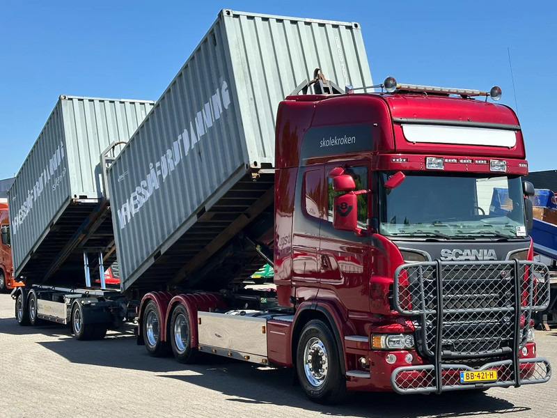 Scania R620-V8 6x4 Joab 20T Haakarm+Nor Slep Kipper / 298Tkm! Ex *Driving School* / Retarder - Мултилифт с кука камион: снимка 2 Scania R620-V8 6x4 Joab 20T Haakarm+Nor Slep Kipper / 298Tkm! Ex *Driving School* / Retarder - Мултилифт с кука камион: снимка 2