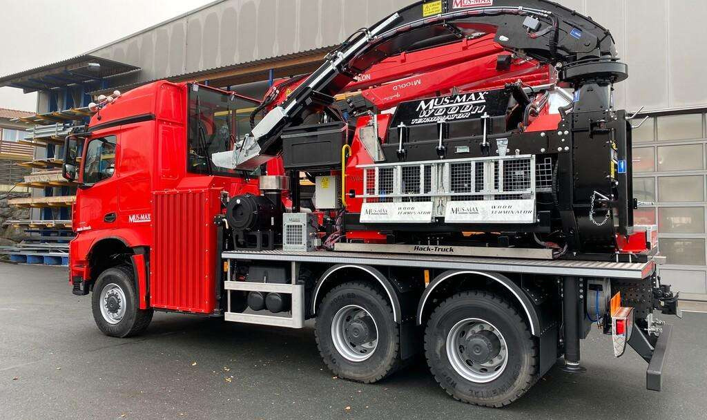 Mercedes MUSMAX WT11 NMV - Дробилка за дървесина, Камион: снимка 3 Mercedes MUSMAX WT11 NMV - Дробилка за дървесина, Камион: снимка 3