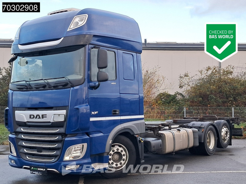 DAF XF 480 6X2 BDF Retarder SSC Lift+Steering Axle Automatic Euro 6 - Контейнеровоз/ Сменна каросерия камион: снимка 1 DAF XF 480 6X2 BDF Retarder SSC Lift+Steering Axle Automatic Euro 6 - Контейнеровоз/ Сменна каросерия камион: снимка 1