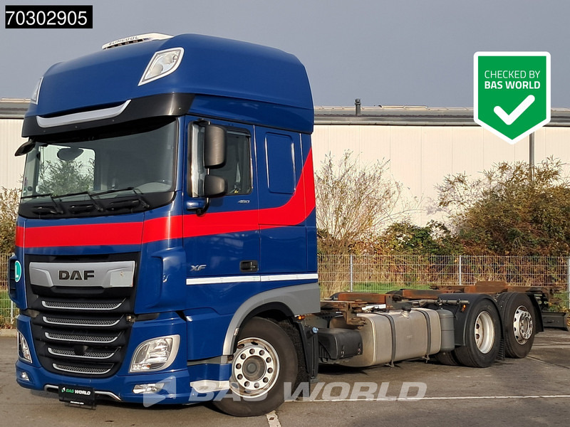 DAF XF 480 6X2 BDF Retarder SSC Lift+Steering Axle Automatic Euro 6 - Контейнеровоз/ Сменна каросерия камион: снимка 1 DAF XF 480 6X2 BDF Retarder SSC Lift+Steering Axle Automatic Euro 6 - Контейнеровоз/ Сменна каросерия камион: снимка 1