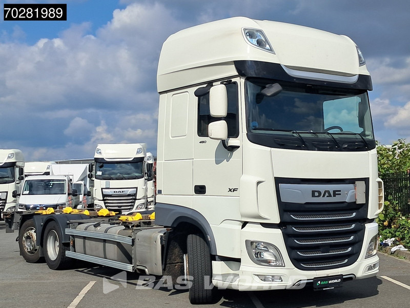 DAF XF 480 6X2 SSC BDF Retarder 2xTanks Lift+Lenkachse ACC Euro 6 - Контейнеровоз/ Сменна каросерия камион: снимка 3 DAF XF 480 6X2 SSC BDF Retarder 2xTanks Lift+Lenkachse ACC Euro 6 - Контейнеровоз/ Сменна каросерия камион: снимка 3