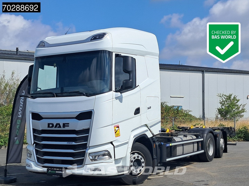 DAF XG 480 6X2 BDF 2xTanks Lift+lenkasche Automatic ACC LED Euro 6 - Контейнеровоз/ Сменна каросерия камион: снимка 1 DAF XG 480 6X2 BDF 2xTanks Lift+lenkasche Automatic ACC LED Euro 6 - Контейнеровоз/ Сменна каросерия камион: снимка 1