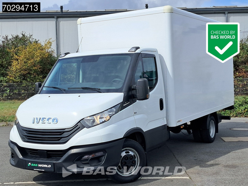 Iveco Daily 35S16 Ladebordwand Automatik 160PS Doppelbereifung Koffer Klima Kamera Euro6 19m3 A/C - Лекотоварен автомобил фургон: снимка 1 Iveco Daily 35S16 Ladebordwand Automatik 160PS Doppelbereifung Koffer Klima Kamera Euro6 19m3 A/C - Лекотоварен автомобил фургон: снимка 1