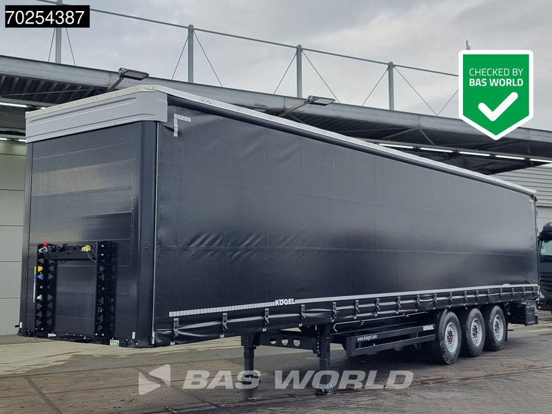 Нови Брезентово полуремарке Kögel S24-1 3 axles NEW SAF Liftachse Edscha: снимка 1