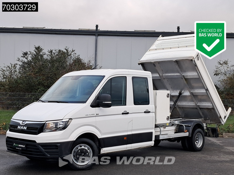Volkswagen Crafter Doppel Kabine Kipper Doppelbereifung 3,5t AHK Klima Tempomat Kamera Euro6 A/C Towbar Cruise control - Бус самосвал: снимка 1 Volkswagen Crafter Doppel Kabine Kipper Doppelbereifung 3,5t AHK Klima Tempomat Kamera Euro6 A/C Towbar Cruise control - Бус самосвал: снимка 1