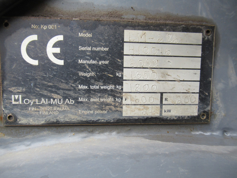 Мотометачна машина LM TRAC 286 Werktuigdrager ( zonder Borstel arm ): снимка 13