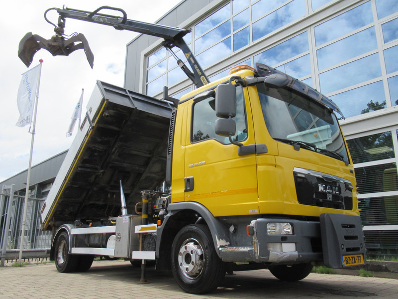 MAN 12.220 4X2 BB EEV + Palfinger PK4501 - Самосвал камион, Камион с кран: снимка 2 MAN 12.220 4X2 BB EEV + Palfinger PK4501 - Самосвал камион, Камион с кран: снимка 2