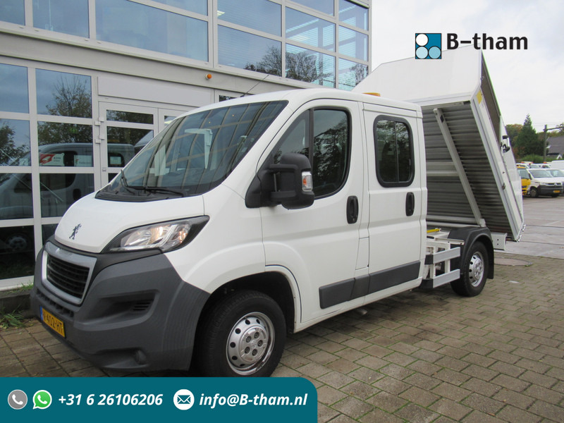 Peugeot Boxer 335 2.0 HDI 96KW L2 DOKA Dubbelcabine Kipper Veegvuil Tipper - Бус самосвал, Бус с двойна кабина: снимка 1 Peugeot Boxer 335 2.0 HDI 96KW L2 DOKA Dubbelcabine Kipper Veegvuil Tipper - Бус самосвал, Бус с двойна кабина: снимка 1