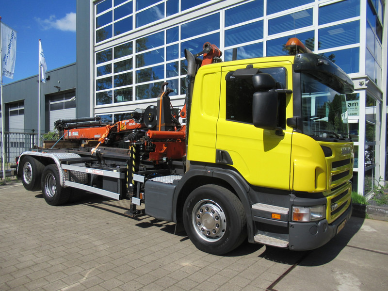 Scania P 340 B 6x2*4 VDL Haak - Kraan ATLAS 206.3E - Мултилифт с кука камион, Камион с кран: снимка 3 Scania P 340 B 6x2*4 VDL Haak - Kraan ATLAS 206.3E - Мултилифт с кука камион, Камион с кран: снимка 3