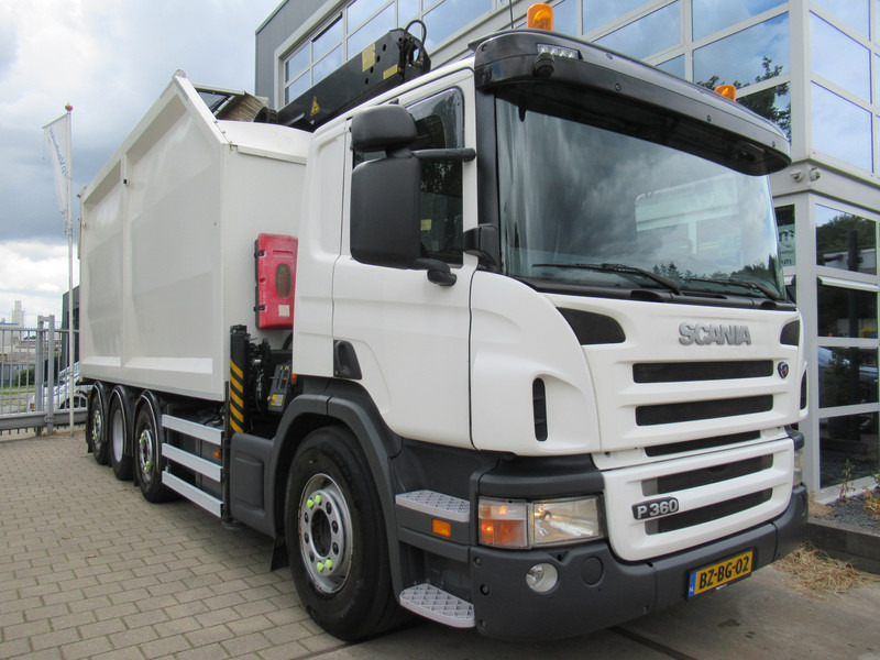 Scania P360 B 8X2*6 Kipper + Palfinger 22T/M - Самосвал камион, Камион с кран: снимка 4 Scania P360 B 8X2*6 Kipper + Palfinger 22T/M - Самосвал камион, Камион с кран: снимка 4