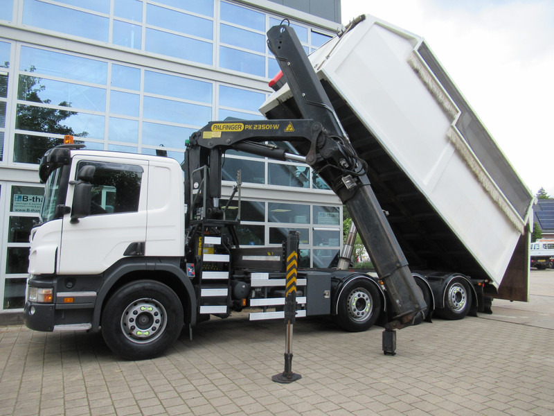 Scania P360 B 8X2*6 Kipper + Palfinger 22T/M - Самосвал камион, Камион с кран: снимка 5 Scania P360 B 8X2*6 Kipper + Palfinger 22T/M - Самосвал камион, Камион с кран: снимка 5
