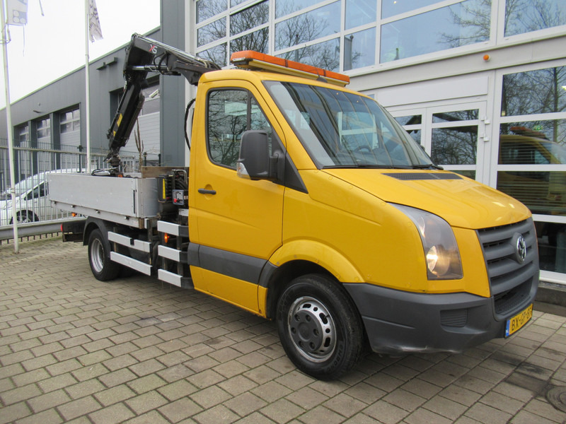 Volkswagen Crafter 50 2.5TDI 80KW HIAB 033 B-2 + Kipper Tipper - Самосвал камион, Камион с кран: снимка 2 Volkswagen Crafter 50 2.5TDI 80KW HIAB 033 B-2 + Kipper Tipper - Самосвал камион, Камион с кран: снимка 2