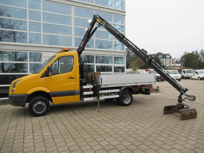 Volkswagen Crafter 50 2.5TDI 80KW HIAB 033 B-2 + Kipper Tipper - Самосвал камион, Камион с кран: снимка 5 Volkswagen Crafter 50 2.5TDI 80KW HIAB 033 B-2 + Kipper Tipper - Самосвал камион, Камион с кран: снимка 5