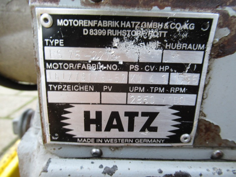 Wacker - Hatz DPS Trilplaat ES 75-2275, 4,1KW - Виброплоча: снимка 4 Wacker - Hatz DPS Trilplaat ES 75-2275, 4,1KW - Виброплоча: снимка 4