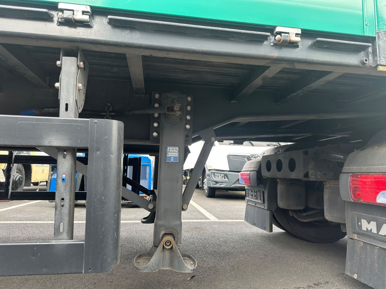 M & V Pritsche/ Plattform/ Langmaterial 12.8m - Бордово полуремарке/ Платформа: снимка 3 M & V Pritsche/ Plattform/ Langmaterial 12.8m - Бордово полуремарке/ Платформа: снимка 3