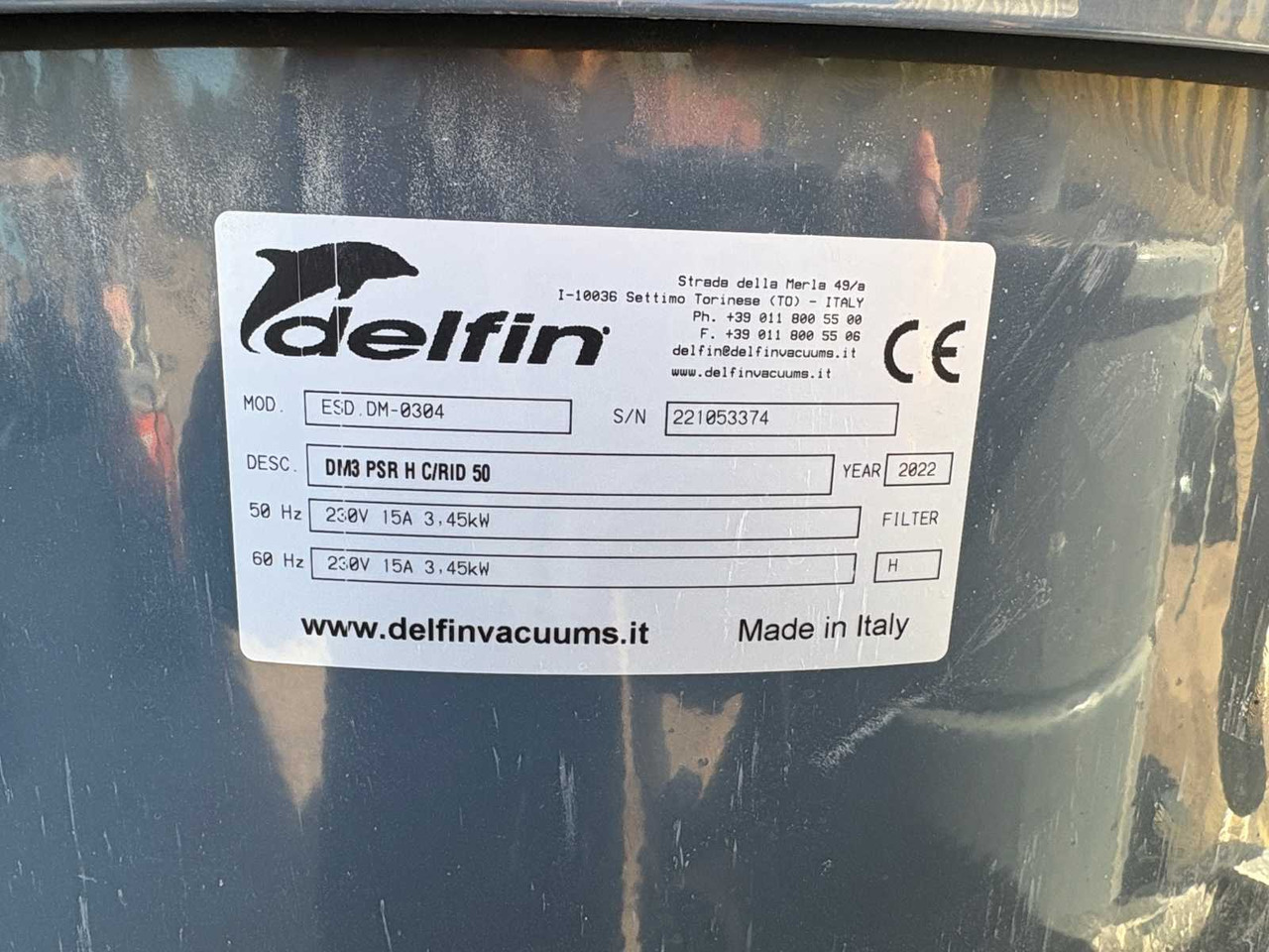 Индустриална прахосмукачка Industrial vacuum cleaner Delfin DM3: снимка 7